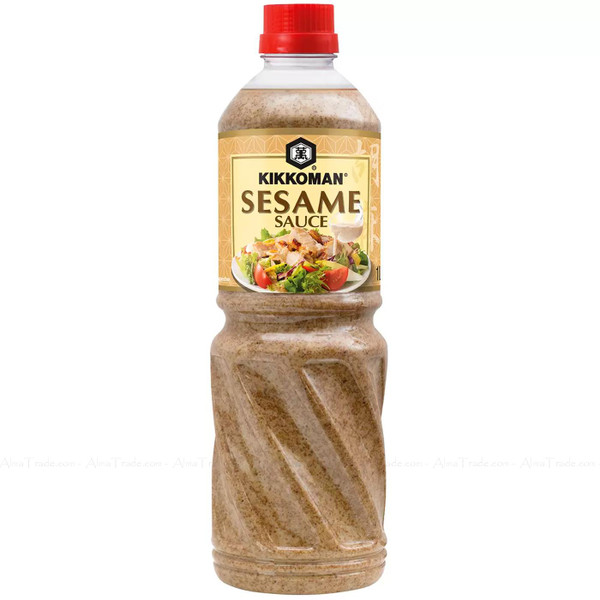 Kikkoman Sesame Sauce Creamy Aromatic Roasted Flavour Seeds Dip Dressing Pack 1L