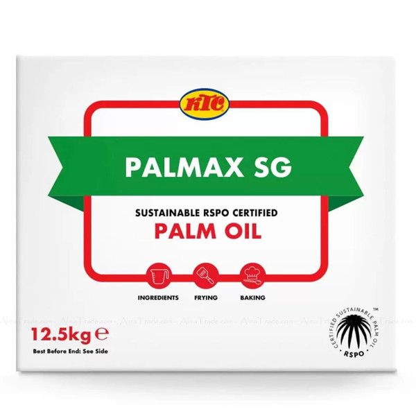 KTC Palmax SG Sustainable Palm Oil RSPO Certified Frying Baking Vegan Pack12.5kg