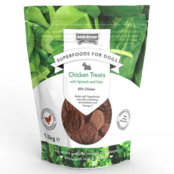 Irish Rover Superfoods Mix for Dogs Chicken Treat with Spinach & Kale Pack 1.5kg