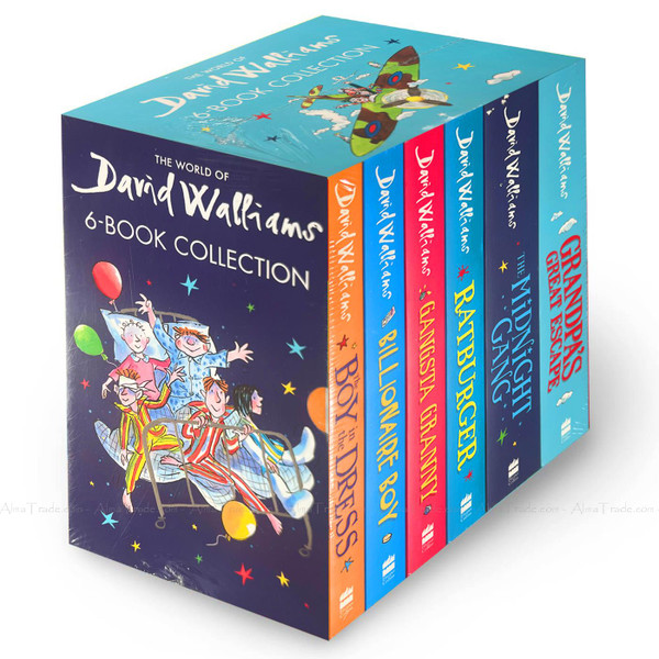 The World of David Walliams Best Box Set Ever Children Kids Collection 6 Books