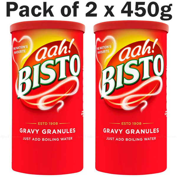 Bisto Gravy Granules The Nation's Favourite Add Boiling Water Meal Pack 2 x 450g