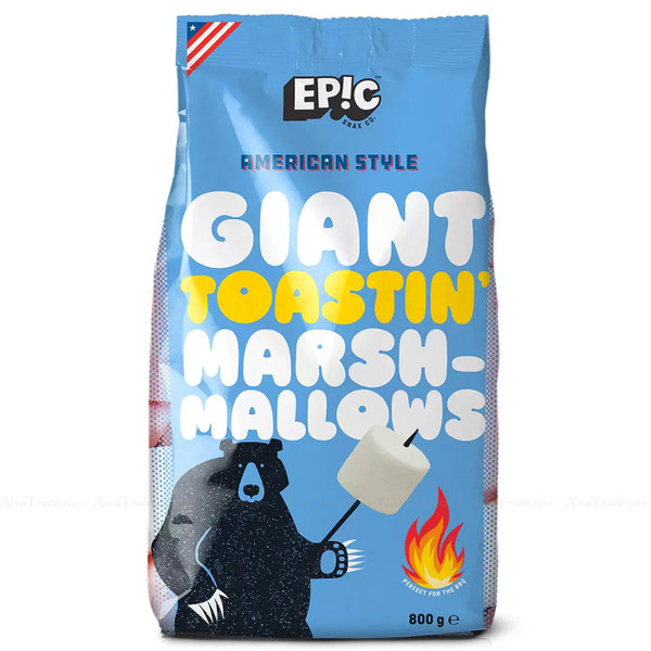 Epic Giant Toasting Marshmallow Large American Style BBQ Fire Grill Big Pack800g