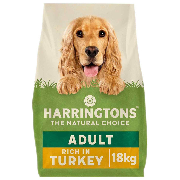 Harringtons Natural Choice Complete Dry Adult Dog Food Rich Turkey&Veg Pack 18kg