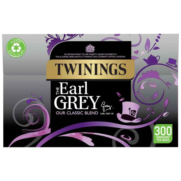 Twinings The Earl Grey Tea Light Refreshing Classic London Blend Pack 300 Bags