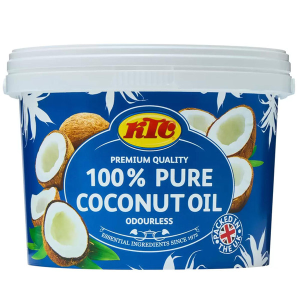 KTC Pure & Natural Coconut Oil Premium Quality Healthy Vegan Premium Pack 2.5L