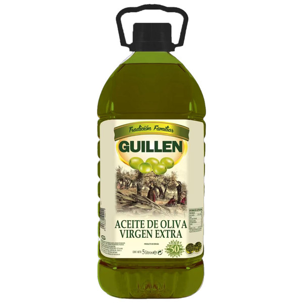Guillen Extra Virgin Olive Oil Spain Rich Flavour Dressing Superior Category 5L