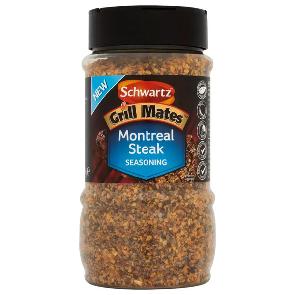 Schwartz Montreal Steak Seasoning Spice Herb Food Salad Meat Taste Dressing 370g