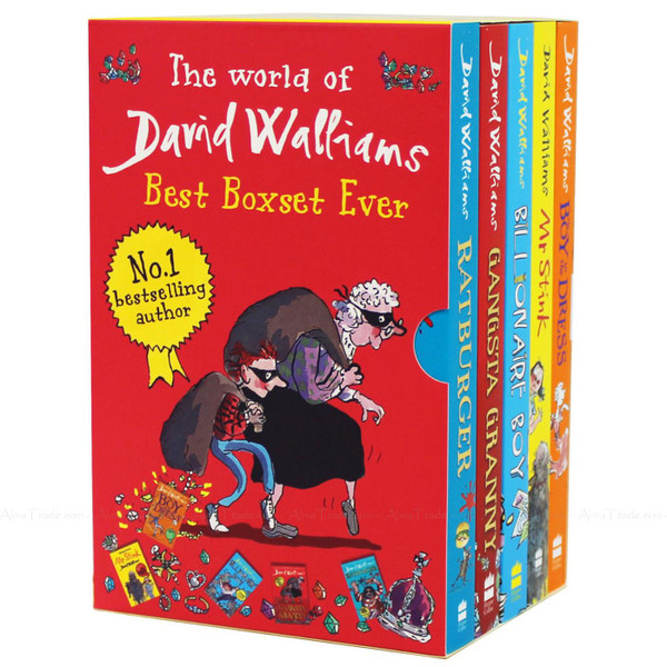 The World of David Walliams Best Box Set Ever Children Kids Collection 5 Books