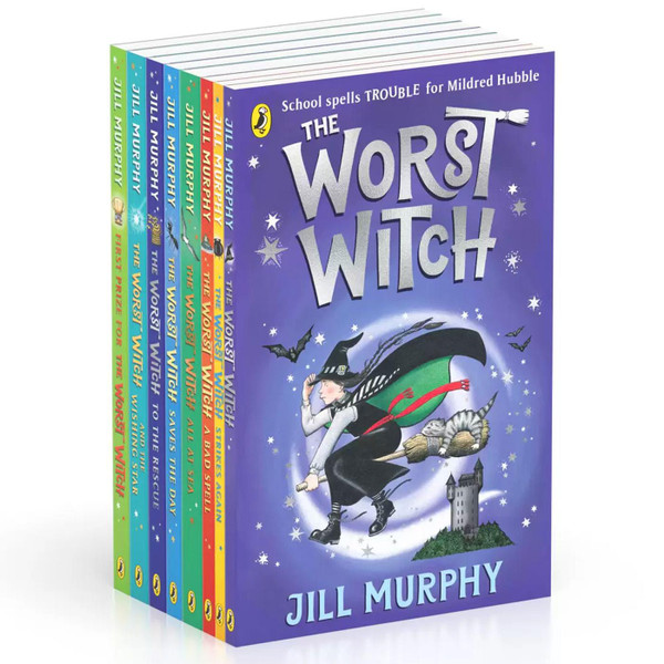 The Worst Witch Collection By Jill Murphy Children Kids Stories 8 Books Box Set