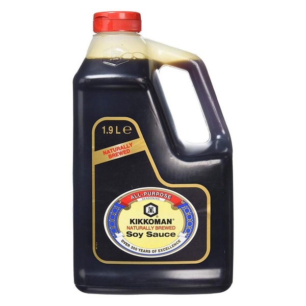 Kikkoman Soy Sauce Naturally Brewed Food Cooking All Purpose Seasoning Pack 1.9L