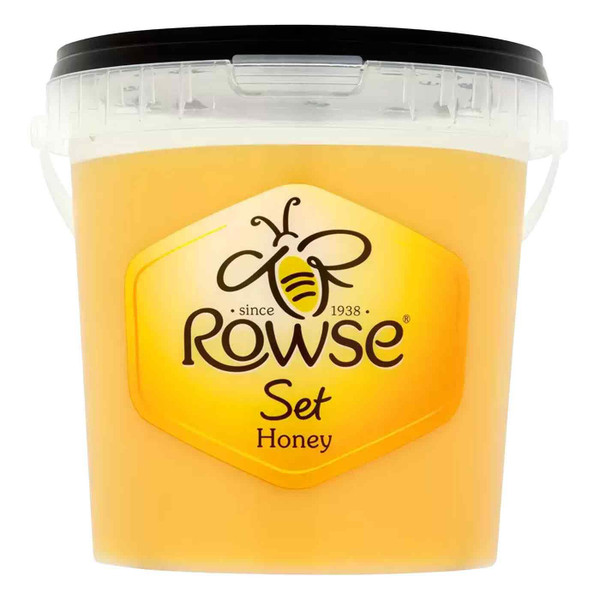 Rowse Clear Honey Syrup Jam Pure Natural Sweet Creamy Smooth Large Tub 1.36kg