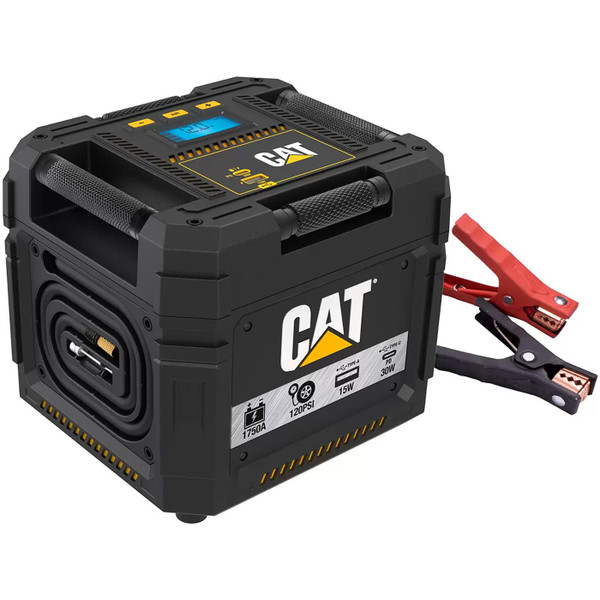 CAT Cube 1750A Lithium 4in1 Portable Jump Starter +Air Compressor + LED + USB-C