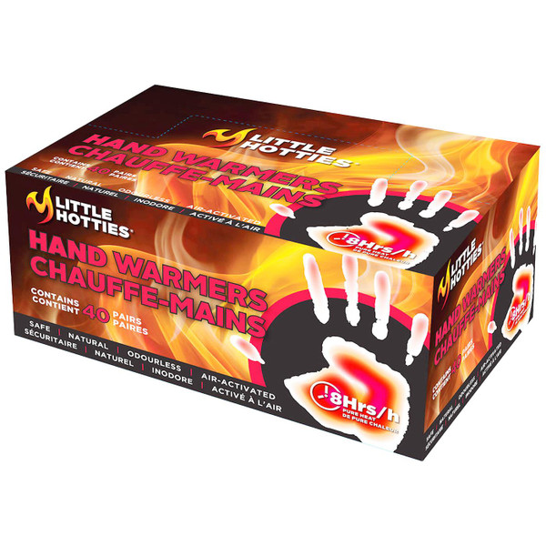 Little Hotties Hand Warmers Winter Season Pocket Glove Heat Source Pack 40 Pair