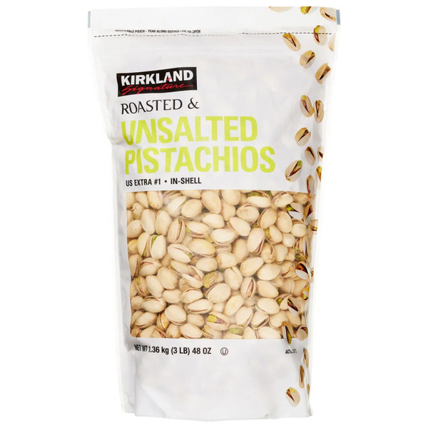 Kirkland Signature Extra#1 In-shell Pistachios Roasted Unsalted Nuts Pack 1.36kg