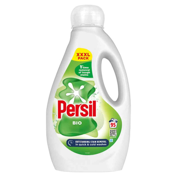 Persil Bio Laundry Sensitive Skin Gentle Detergent 95 Washes XXXL Pack 2.56L