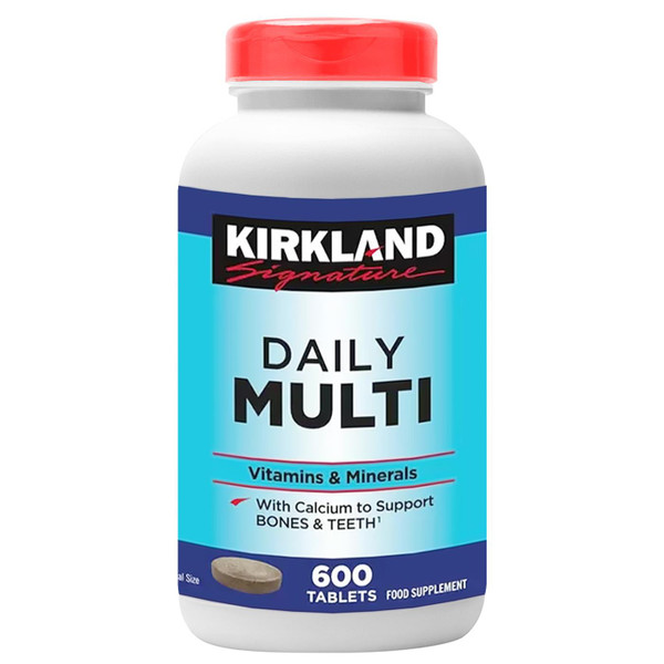 Kirkland Signature Daily Multi Vitamins & Minerals Nutritional Health 600 Tablets