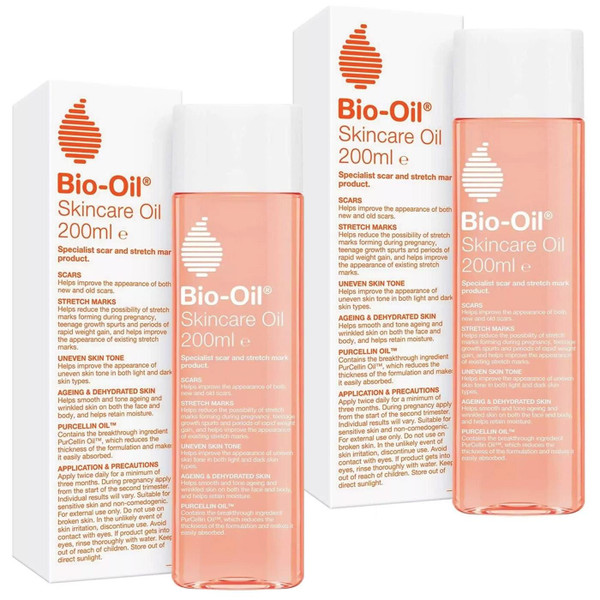 Bio-Oil Specialist Face Body Skin Care Bio Oil Vitamin A E Twin Set Pack 2x200ml