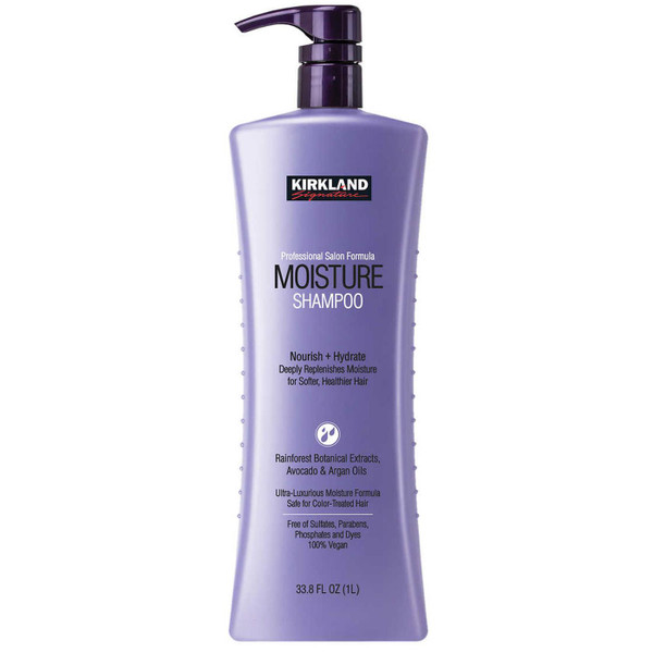 Kirkland Signature Professional Salon Formula Moisture Shampoo Vegan Bottle 1L