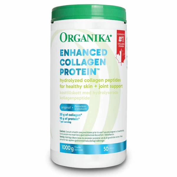 Organika Enhanced Collagen Protein healthy Skin Joint Nail Bone Support Pack 1kg