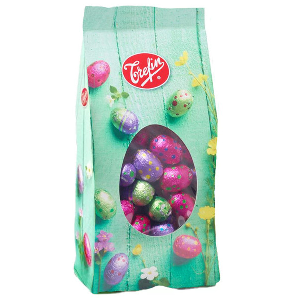 Trefin Assorted Easter Eggs Milk White Dark Belgian Chocolate Treat Mix Pack 1kg