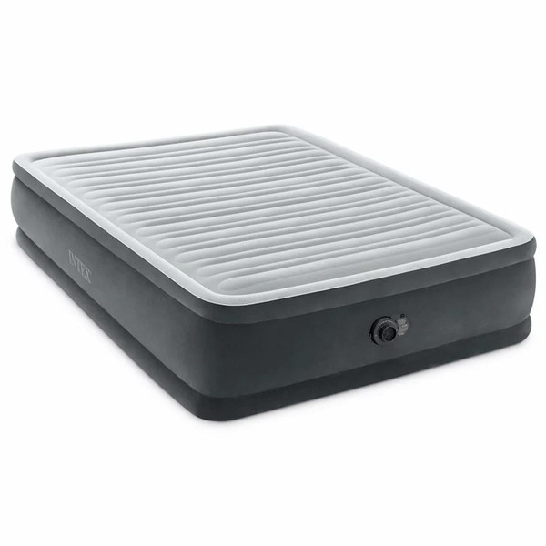 Intex King Dura-Beam Deluxe Air Mattress Camping Trip Airbed With Built-in Pump