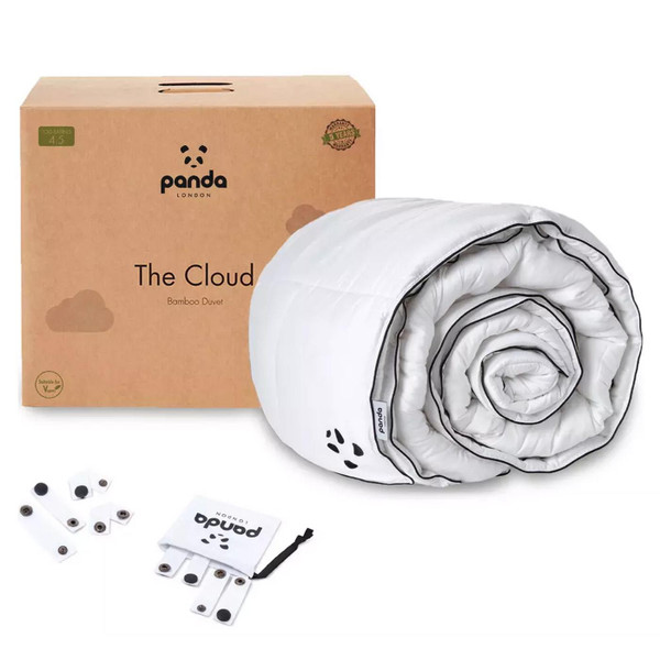 Panda The Cloud Bamboo 4.5 Tog All Seasons Duvet UK Double Bed Size 200x200cm