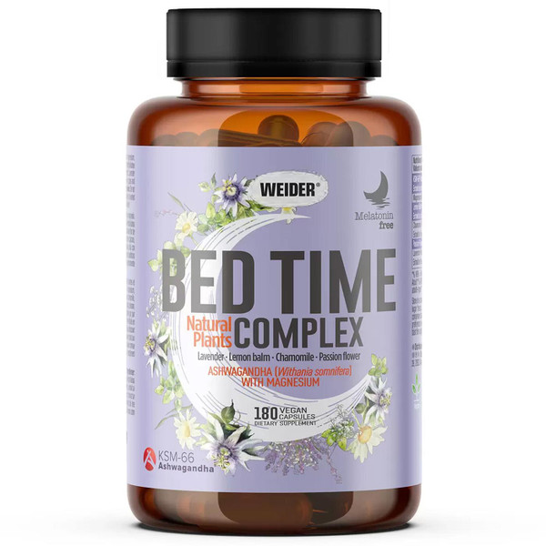 Weider Bedtime Complex KSM Ashwagandha Rest Vitamin Supplement Pack 180 Tablets