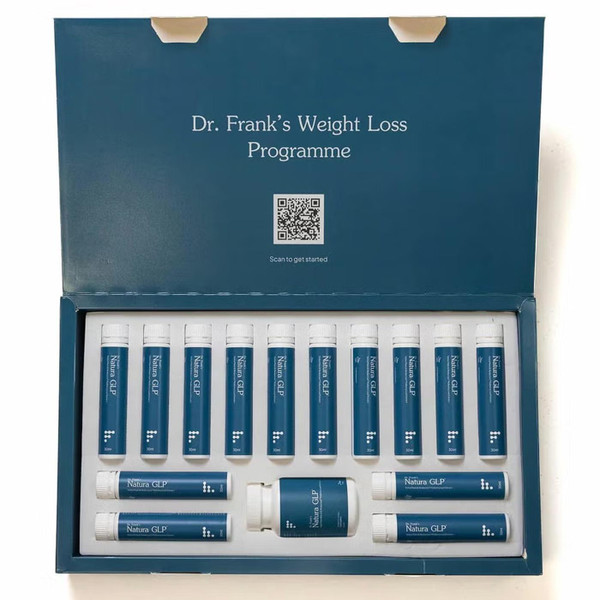 Dr Frank's Natura GLP Body Weight-loss Pack Tablets 28 Pcs +  Drinks 14 x 30ml