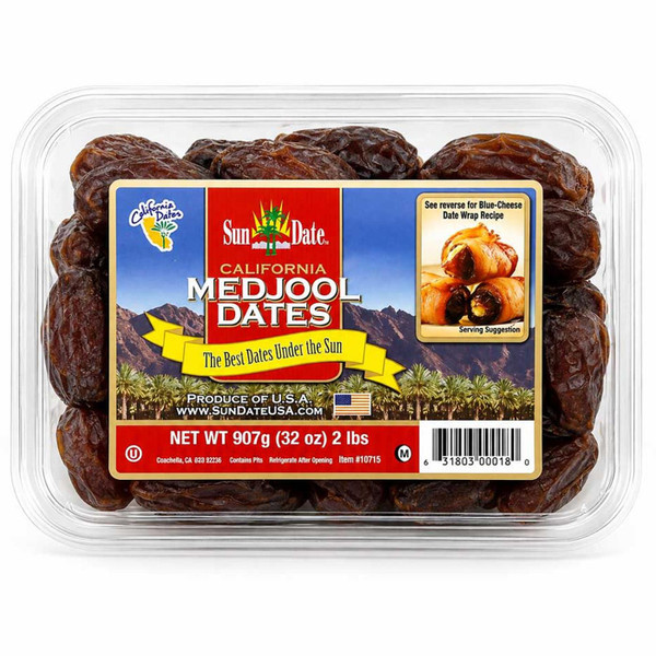 Sun Dates California Medjool Dates Premium Rich Natural USA Medjoul Pack 907g