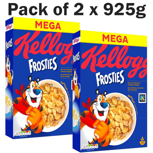 Kellogg's Crunchy Nut Sugar & Honey Cornflakes Breakfast Cereal Pack of 2 x  1kg