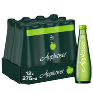 Appletiser Glass Bottles Sparkling Apple Juice from Concentrate Drink 12 x 275ml