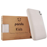 Panda Kids Memory Foam Bamboo Pillow White Bed Size 4+ Years Children Cushion