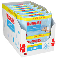Huggies Baby Wipes Packets 60x12 Pure Water Cleaning Maxi Pack Box Total 720 Pcs