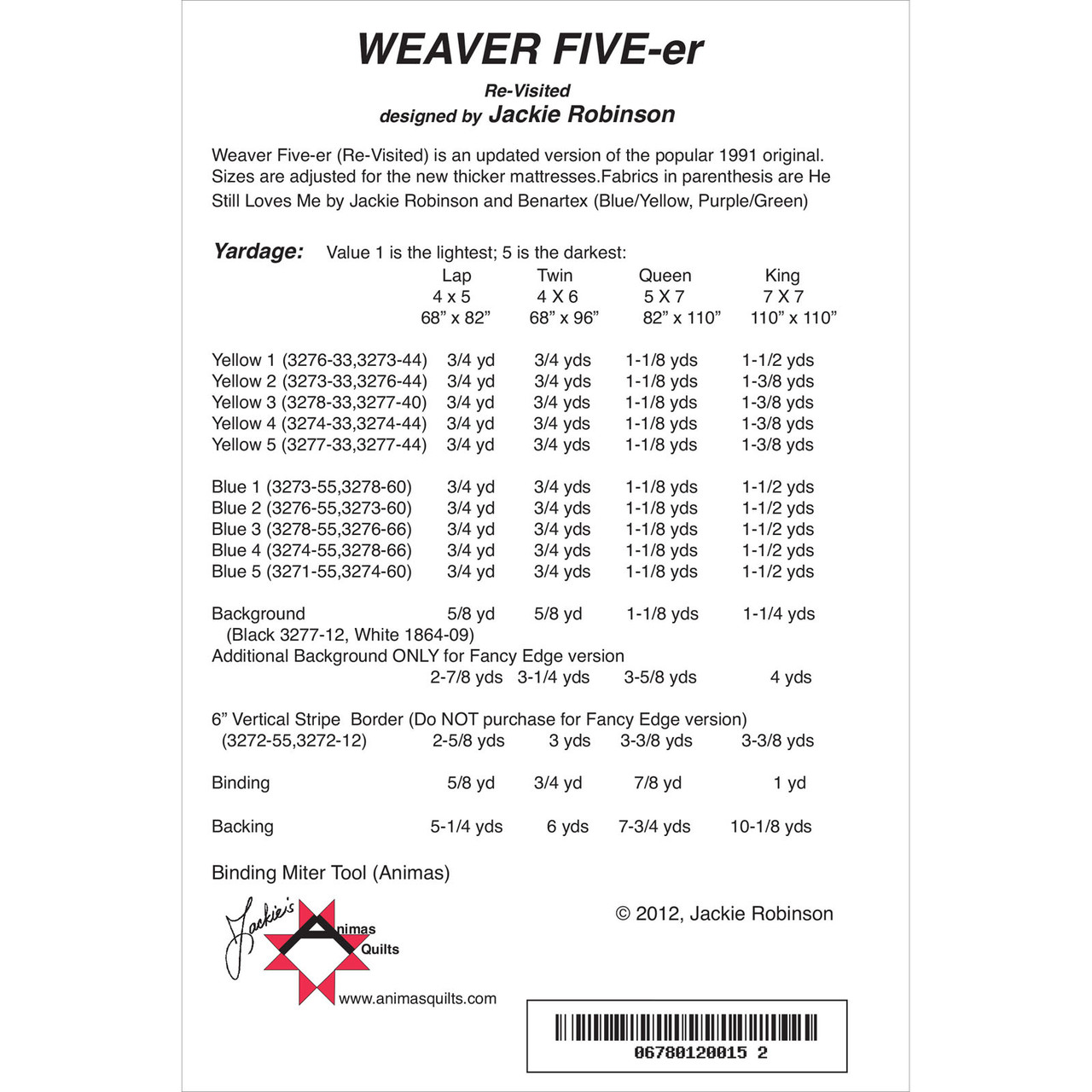 Weaver 63 Pattern Weaver Five-ver | EE Schenck Company