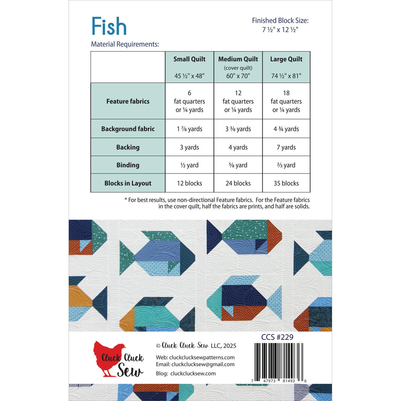 Fish Et Pattern Stocking Pattern Fish | EE Schenck Company