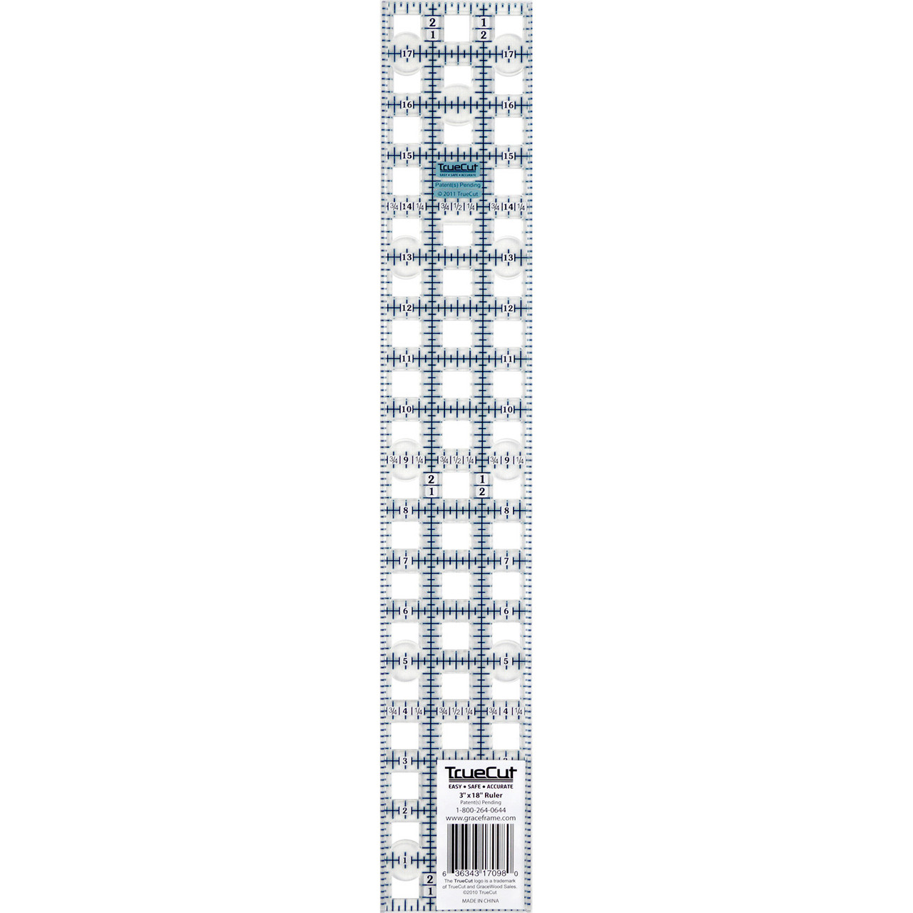 3x18 Ruler TrueCut Ruler | EE Schenck Company
