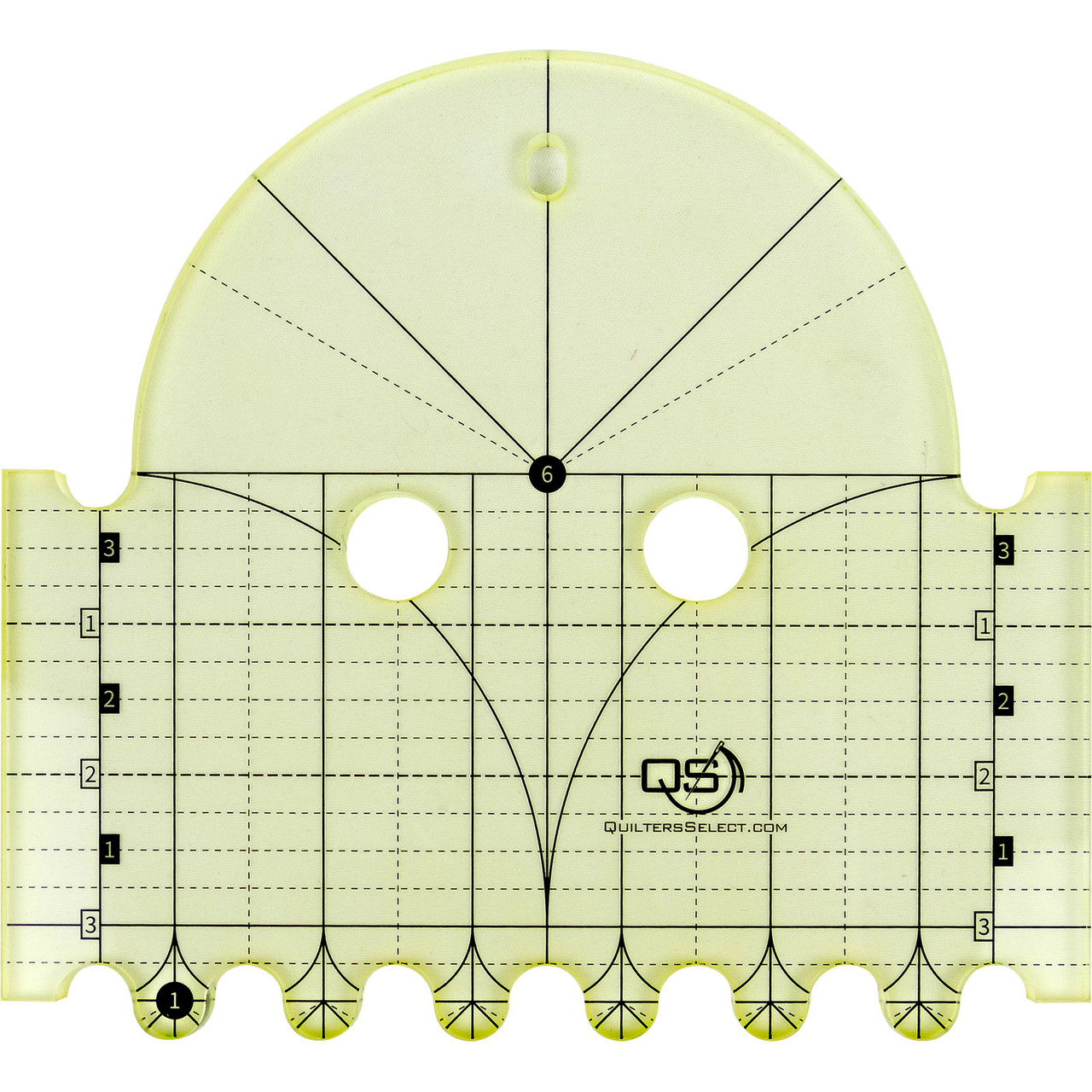 Clamshell Precision Machine Quilting Rulers | EE Schenck Company