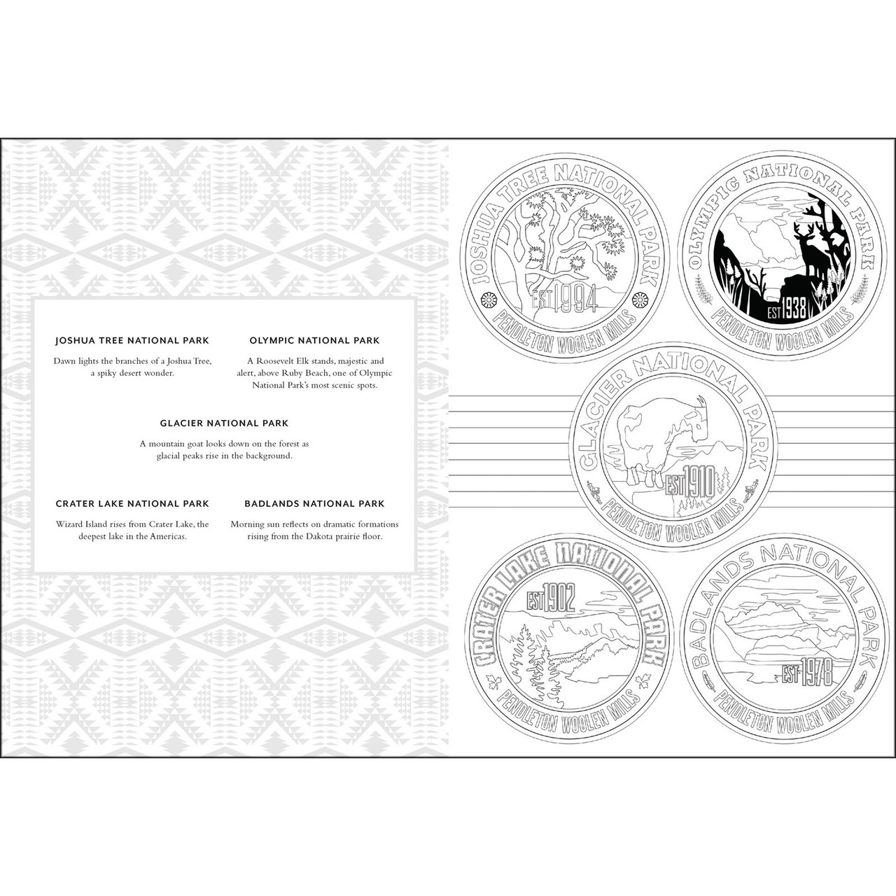 Pendleton Bool Pendleton Coloring Book | EE Schenck Company