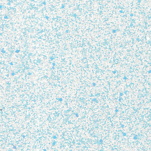 IRON-ON GLITTER FABRIC SHEET WHITE 5.5"x9.25"  PK OF 3 EA