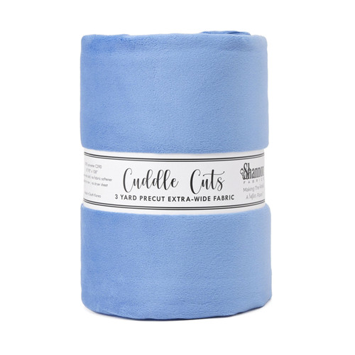YD CUT CUDDLE 3 WIDE SOL BLUEBELL 3 YD X 108/110"