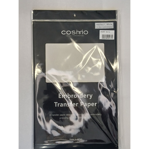 EMB TRANSFER PAPER WIDE WHITE 2ct PK OF 5 EA