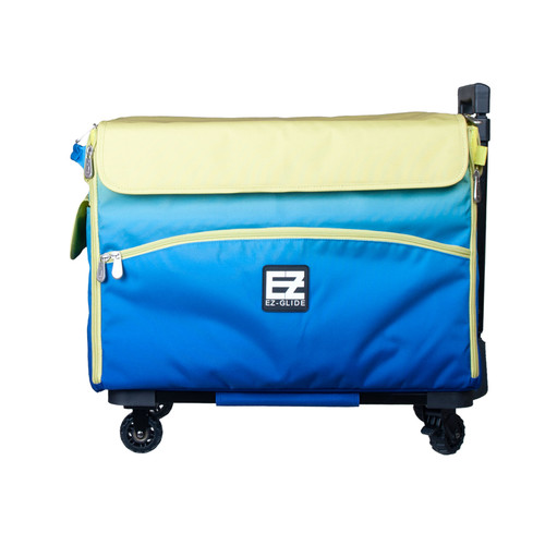 EZ-GLIDE TROLLEY 21" BLUE LIME GREEN