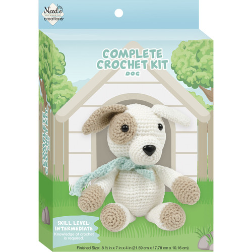 KIT CROCHET DOG PK OF 4 EA