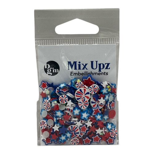 EMBELLISHMENTS FIREWORKS MIXUPZ  PK OF 3 EA