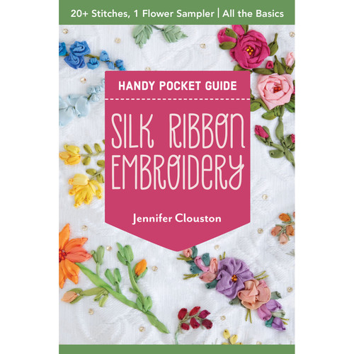 BOOK POCKET GUIDE SILK RIBBON EMBROIDERY
