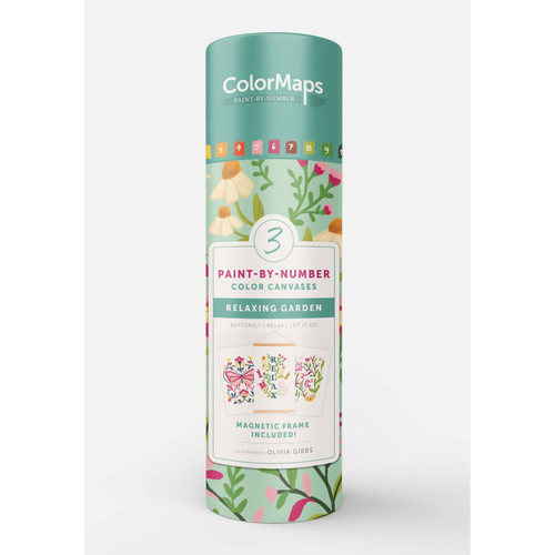 PAINT BY NUMBER KIT RELAXING GARDEN