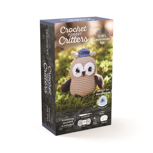 CROCHET KIT FOREST ANIMALS OWL