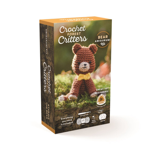 CROCHET KIT FOREST ANIMALS BEAR