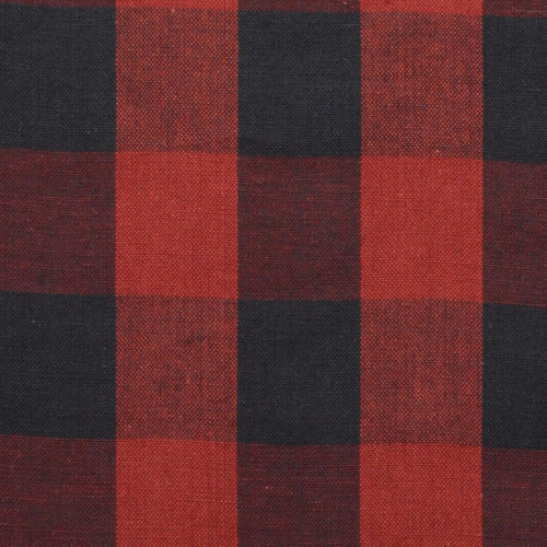 HOMESPUN BUFF CHECK RED BLK