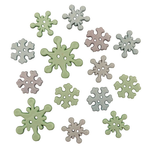 BUTTONS SNOWSTORM BUTTON THEME PACKS PK OF 3 EA